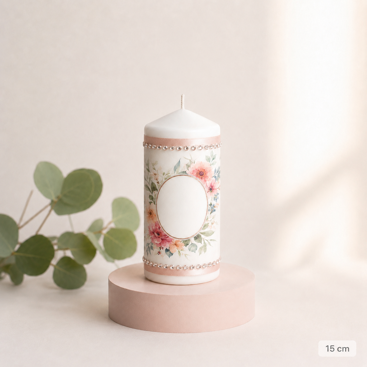 Personalised Candle – 15 cm