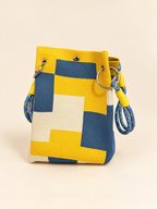 Sunburst Colourblock Bucket Bag