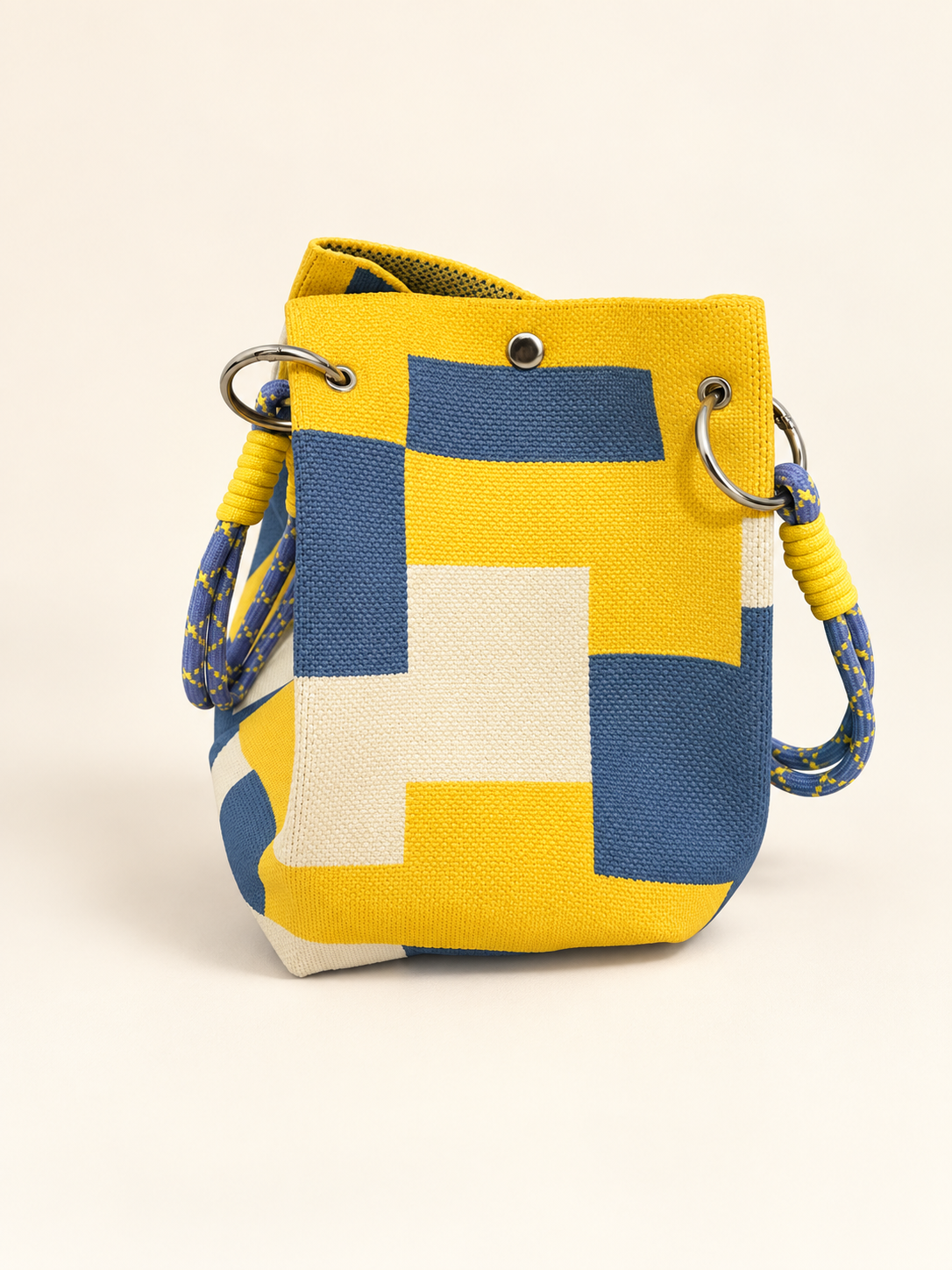 Sunburst Colourblock Bucket Bag
