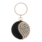 Midnight Pearl Orb Clutch