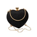 Black Sweetheart Glam Clutch