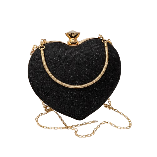 Black Sweetheart Glam Clutch