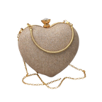Gold Sweetheart Glam Clutch