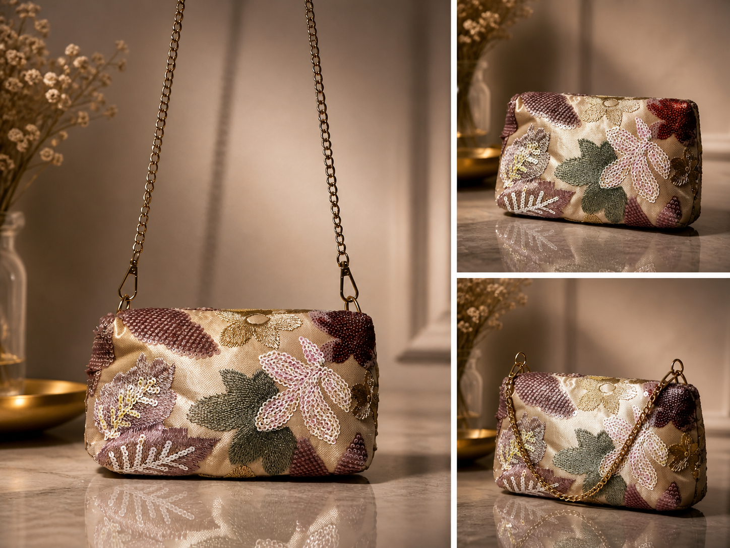 Floral Fabric Bag