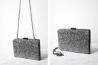 Silver Spark Classic Clutch