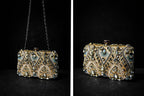 Embellished Crystal Statement Clutch